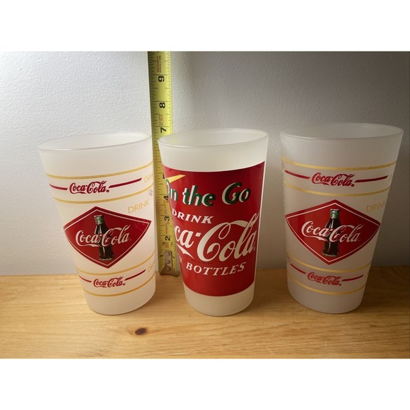 Coca Cola 2003 PackerWare 22oz Flare Tumblers USA Lot 3 - Picture 2 of 9